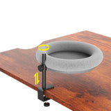 Maxbell Cat Desk Bed Comfortable Metal Frame Kitten Furniture Pet Bed Cat Perch Adjustable Height