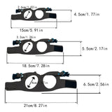 Maxbell Reptile Leash Harness Portable Outdoor Traction Rope for Amphibians Black