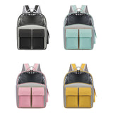 Maxbell Cat Backpack Carrier Ventilation Innovative Cat Carrier Backpack for Outdoor Black