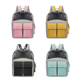 Maxbell Cat Backpack Carrier Ventilation Innovative Cat Carrier Backpack for Outdoor Black