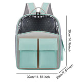 Maxbell Cat Backpack Carrier Ventilation Innovative Cat Carrier Backpack for Outdoor Green