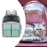Maxbell Cat Backpack Carrier Ventilation Innovative Cat Carrier Backpack for Outdoor Green