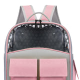 Maxbell Cat Backpack Carrier Ventilation Innovative Cat Carrier Backpack for Outdoor Pink