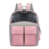 Maxbell Cat Backpack Carrier Ventilation Innovative Cat Carrier Backpack for Outdoor Pink