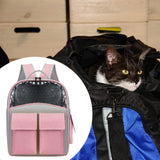 Maxbell Cat Backpack Carrier Ventilation Innovative Cat Carrier Backpack for Outdoor Pink