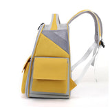 Maxbell Cat Backpack Carrier Ventilation Innovative Cat Carrier Backpack for Outdoor Yellow