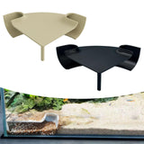 Maxbell Aquarium Underground Tunnel Corner for Corydora Catfish Shrimp Breeding Cave White