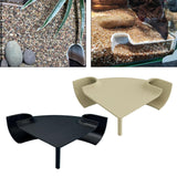 Maxbell Aquarium Underground Tunnel Corner for Corydora Catfish Shrimp Breeding Cave White