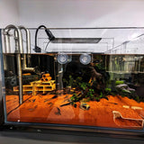 Maxbell Aquarium Underground Tunnel Corner for Corydora Catfish Shrimp Breeding Cave White