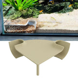 Maxbell Aquarium Underground Tunnel Corner for Corydora Catfish Shrimp Breeding Cave White