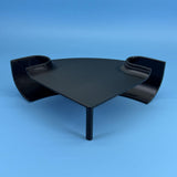 Maxbell Aquarium Underground Tunnel Corner for Corydora Catfish Shrimp Breeding Cave Black