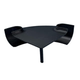 Maxbell Aquarium Underground Tunnel Corner for Corydora Catfish Shrimp Breeding Cave Black
