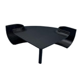 Maxbell Aquarium Underground Tunnel Corner for Corydora Catfish Shrimp Breeding Cave Black
