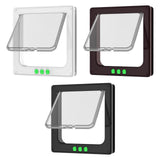 Maxbell Cat Door Lightweight for Cats Doggy Pet Supplies for Interior Exterior Doors White