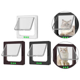 Maxbell Cat Door Lightweight for Cats Doggy Pet Supplies for Interior Exterior Doors White