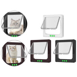 Maxbell Cat Door Lightweight for Cats Doggy Pet Supplies for Interior Exterior Doors White