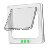 Maxbell Cat Door Lightweight for Cats Doggy Pet Supplies for Interior Exterior Doors White