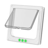 Maxbell Cat Door Lightweight for Cats Doggy Pet Supplies for Interior Exterior Doors White