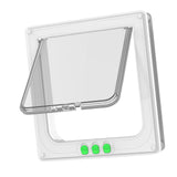 Maxbell Cat Door Lightweight for Cats Doggy Pet Supplies for Interior Exterior Doors White