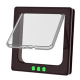 Maxbell Cat Door Lightweight for Cats Doggy Pet Supplies for Interior Exterior Doors Brown