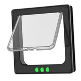 Maxbell Cat Door Lightweight for Cats Doggy Pet Supplies for Interior Exterior Doors Black