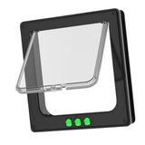 Maxbell Cat Door Lightweight for Cats Doggy Pet Supplies for Interior Exterior Doors Black