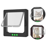 Maxbell Cat Door Lightweight for Cats Doggy Pet Supplies for Interior Exterior Doors Black