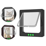 Maxbell Cat Door Lightweight for Cats Doggy Pet Supplies for Interior Exterior Doors Black