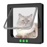 Maxbell Cat Door Lightweight for Cats Doggy Pet Supplies for Interior Exterior Doors Black