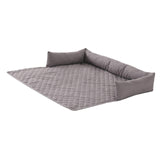 Maxbell Dog Sofa Bed for Small to Large Pets Breathable Soft Non Slip Bottom U Shape 75x75cm