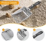 Maxbell Cat Litter Scooper Heavy Duty Convenient Poop Sifting Multifunctional Sifter