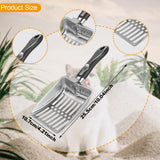 Maxbell Cat Litter Scooper Heavy Duty Convenient Poop Sifting Multifunctional Sifter