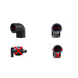 Maxbell Aquarium Water Outlet Fan Nozzle Modified Connector for Aquarium Attachments Type A