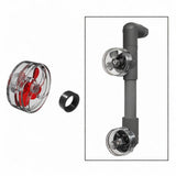 Maxbell Aquarium Water Outlet Fan Nozzle Modified Connector for Aquarium Attachments Type B