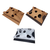 Maxbell Cat Play Mat Professional Cats Game Save Space Fun Interactive Pad Brown