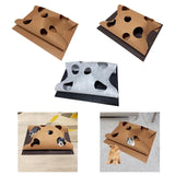 Maxbell Cat Play Mat Professional Cats Game Save Space Fun Interactive Pad Brown