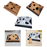 Maxbell Cat Play Mat Professional Cats Game Save Space Fun Interactive Pad Brown