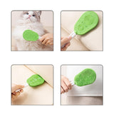 Maxbell 2 Pieces Pet Grooming Combs Portable Supplies Massaging Tool Dog Cat Brushes