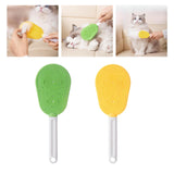 Maxbell 2 Pieces Pet Grooming Combs Portable Supplies Massaging Tool Dog Cat Brushes
