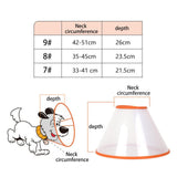Maxbell Dog Cone Collar Comfortable Flexible Practical Adjustable Protective Cat Neck Cone S