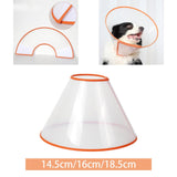 Maxbell Dog Cone Collar Comfortable Flexible Practical Adjustable Protective Cat Neck Cone S