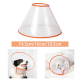 Maxbell Dog Cone Collar Comfortable Flexible Practical Adjustable Protective Cat Neck Cone S