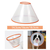 Maxbell Dog Cone Collar Comfortable Flexible Practical Adjustable Protective Cat Neck Cone S
