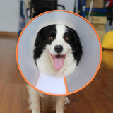 Maxbell Dog Cone Collar Comfortable with Soft Edge Protective Adjustable Neck Collar M