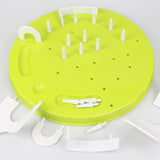 Maxbell Slow Feeder Interactive Cat Toy Food Dish Feeding Bowl for Medium Large Cats Green