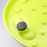 Maxbell Slow Feeder Interactive Cat Toy Food Dish Feeding Bowl for Medium Large Cats Green