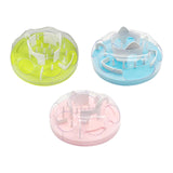 Maxbell Slow Feeder Interactive Cat Toy Food Dish Feeding Bowl for Medium Large Cats Green