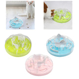 Maxbell Slow Feeder Interactive Cat Toy Food Dish Feeding Bowl for Medium Large Cats Green