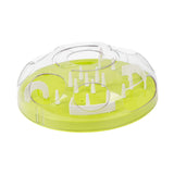 Maxbell Slow Feeder Interactive Cat Toy Food Dish Feeding Bowl for Medium Large Cats Green