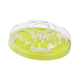 Maxbell Slow Feeder Interactive Cat Toy Food Dish Feeding Bowl for Medium Large Cats Green